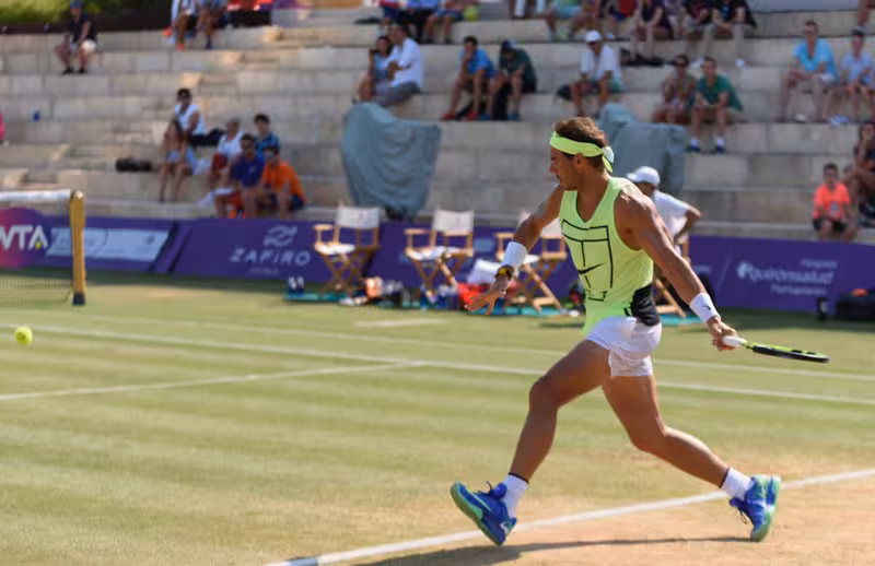 Rafel Nadal en el Mallorca Open
