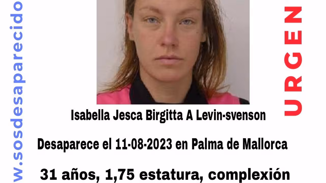 14/08/2023 Sucesos.- Buscan a una mujer de 31 años desaparecida el pasado viernes en Palma.
La Asociación SOS Desaparecidos ha lanzado la alerta de búsqueda de una mujer de 31 años desaparecida el pasado viernes en Palma.
SOCIEDAD ESPAÑA EUROPA ISLAS BALEARES AUTONOMÍAS
SOS DESAPARECIDOS