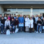 El Atlético Baleares visita a los niños internados en Son Llatzer