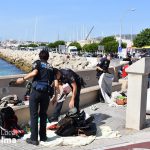 35 policías de Palma, contra los vendedores piratas de la escollera