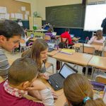 Cinco menores detenidos por robar 80 portátiles de un colegio de Palma