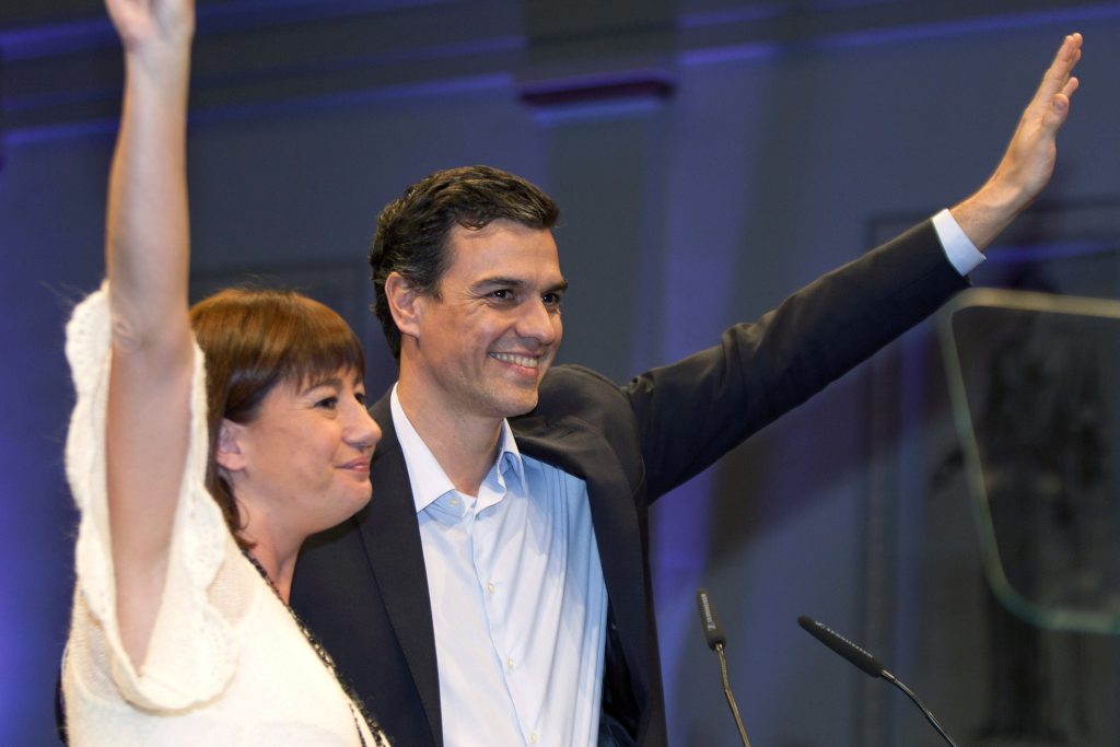 Armengol con Pedro Sánchez