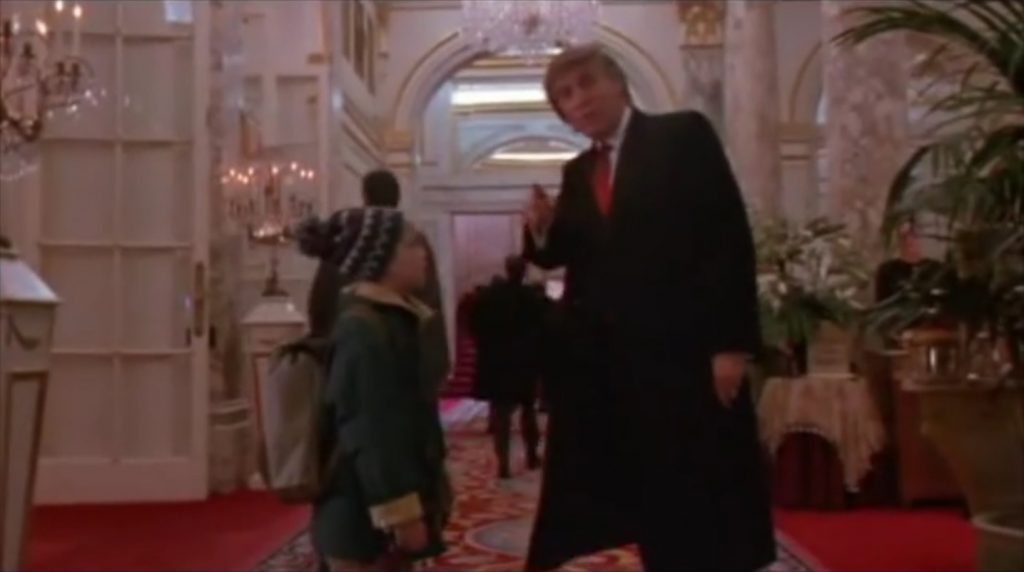 Cameo de Donald Trump en Solo en Casa