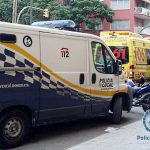 Seis policías locales de Palma aislados por un accidente de tráfico con una enferma de Covid-19