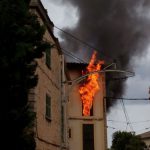 Incendio en una casa de Sóller