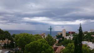 Lluvia y tormentas en Baleares