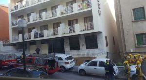 edificio gomila bomberos y policias