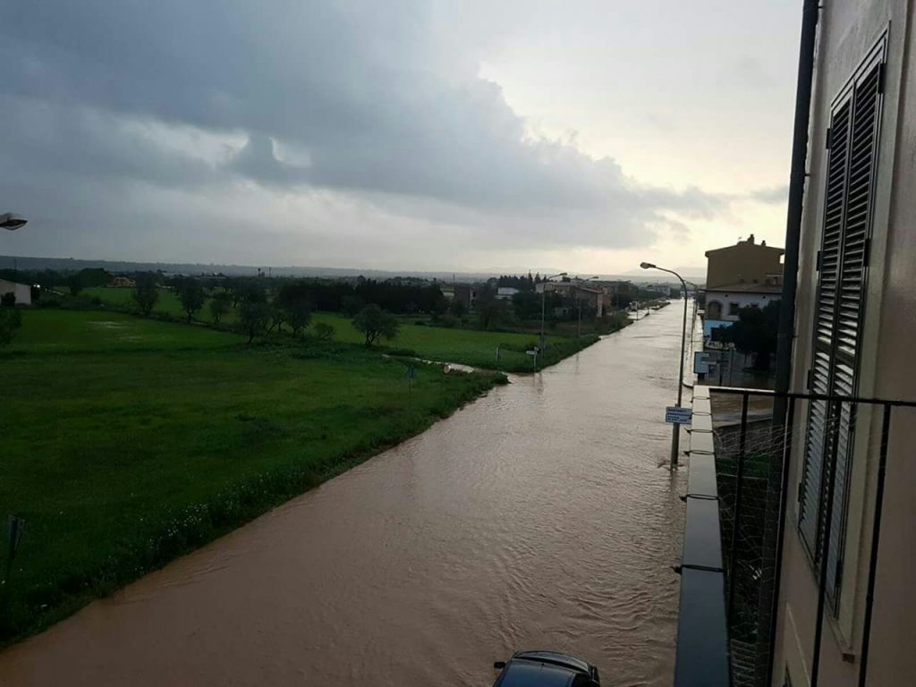 Lluvias en Mallorca