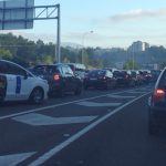 Dos accidentes de tráfico provocan grandes atascos en la Vía de Cintura de Palma