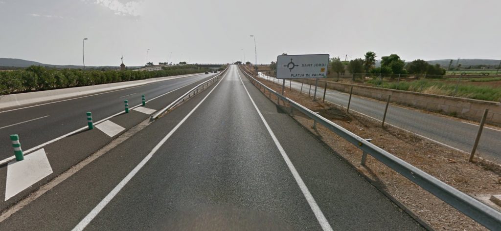 carretera Palma-Manacor altura Sant Jordi