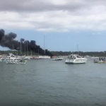 Se incendia una embarcación en la Colònia de Sant Jordi