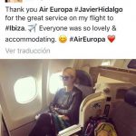 Paris Hilton vuela con Air Europa
