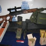 Detenido por almacenar armas y munición en un taller de Palma