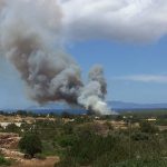 Declarado un incendio en Cala Saona (Formentera)