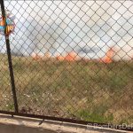 Incendio en el antiguo canódromo de Palma