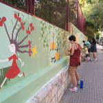 El CEIP Aina Moll de Palma estrena mural exterior