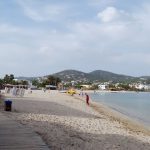 La playa de Talamanca sigue con bandera roja por la rotura del viejo emisario de aguas sucias