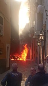 Fuego en Can Perinyà. Foto: Neus Llull Riera