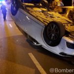 Una mujer colisiona contra dos vehículos aparcados en Palma