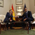 Rajoy y Sánchez, juntos contra el referéndum de Cataluña