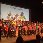 Casi medio centenar de jóvenes participan en el concierto 'Coralment amb l'Obra Social La Caixa 2017'