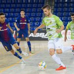 Las faltas cortan la remontada del Palma Futsal en el Palau Blaugrana