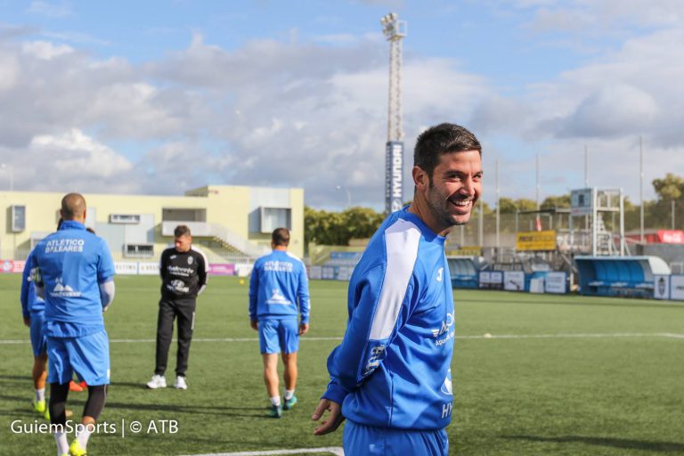 Biel Guasp en el entrenamiento