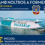 Se esperan 100 aficionados del Atlético Baleares en Formentera