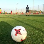 El Real Mallorca estrena el nuevo balón de Segunda B en Son Bibiloni