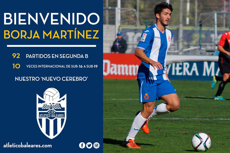 Borja Martínez llega al Atlético Baleares