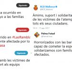 El deporte se solidariza con las víctimas y la Ciudad de Barcelona