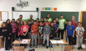 Palma Futsal en el colegio