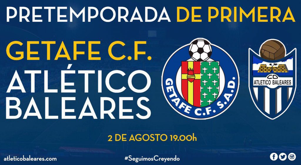 El Getafe se enfrentará al Atlético Baleares
