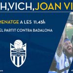 El Atlético Baleares homenajea a Joan Vich ante el Badalona