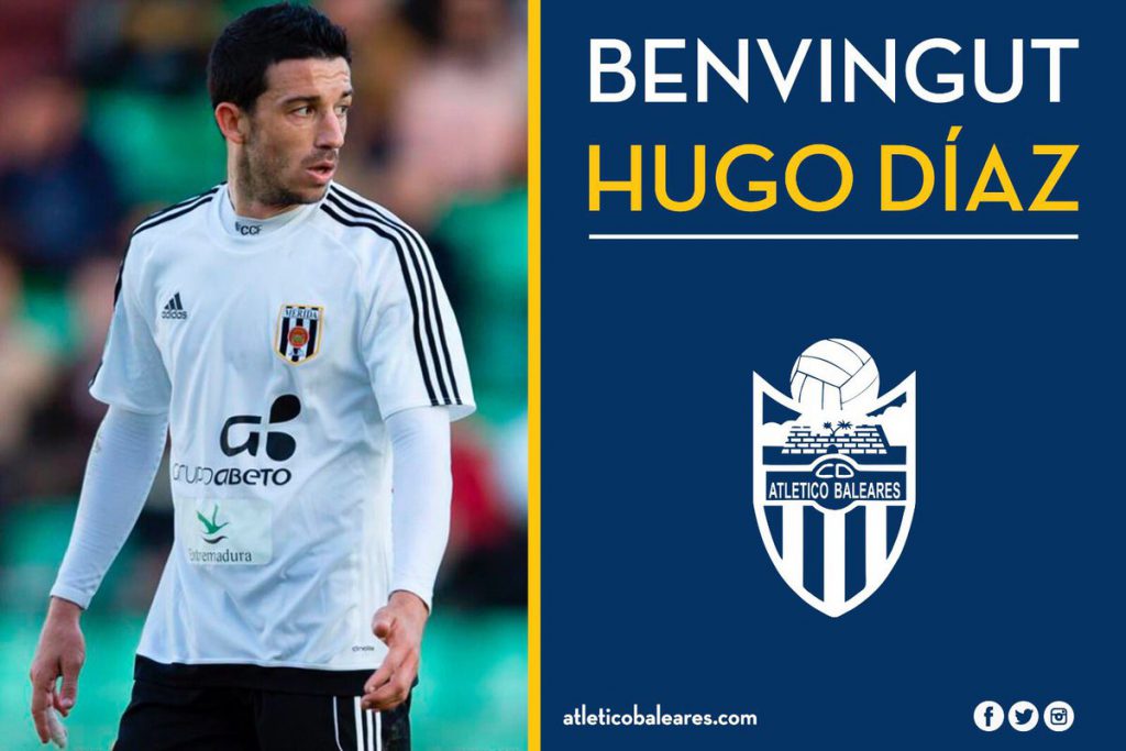 Hugo Díaz llega al Atlético Baleares