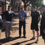 Andy Kohlberg visita la Ciudad Deportiva de Son Bibiloni