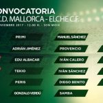 Acciari cita a 18 futbolistas para el partido ante el Real Mallorca en Son Moix