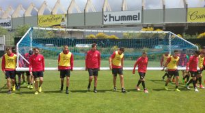 El Mallorca entrena en Valladolid