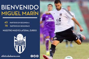 Miguel Marín llega al Atlético Baleares