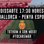 El Estadio de Son Moix acoge el partido del Real Mallorca ante la Penya Esportiva