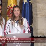 La Selección Española Femenina de fútbol visita el Consolat de Mar