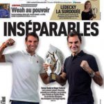 Rafel Nadal y Roger Federer comparten el Premio "Campeón de Campeones" de l'Equipe
