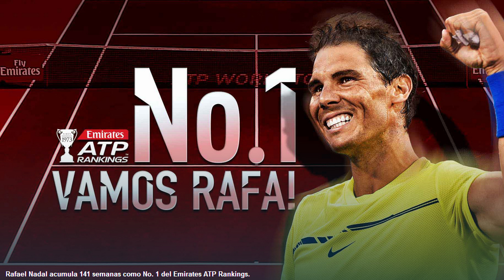 Nadal es oficialmente el número 1