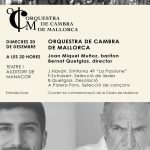 La Orquestra de Cambra de Mallorca celebra la Diada en un concierto dedicadfo a la relación entre palabra y música