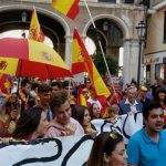 Alrededor de 350 personas en Palma por la unidad de España