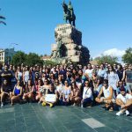 Más de 100 alumnos Erasmus conocen la ciudad gracias a una yincana de bienvenida