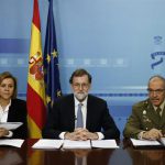 Rajoy agradece la labor de los militares para proteger a España