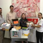 Las Juventudes Socialistas de Menorca recogen material escolar para campaña solidaria