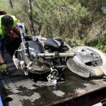 Muere un motorista italiano en la carretera de Santa Eulària a Cala Llonga