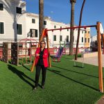 El parque infantil de la Plaça Nova d'Alaior actualiza su imagen